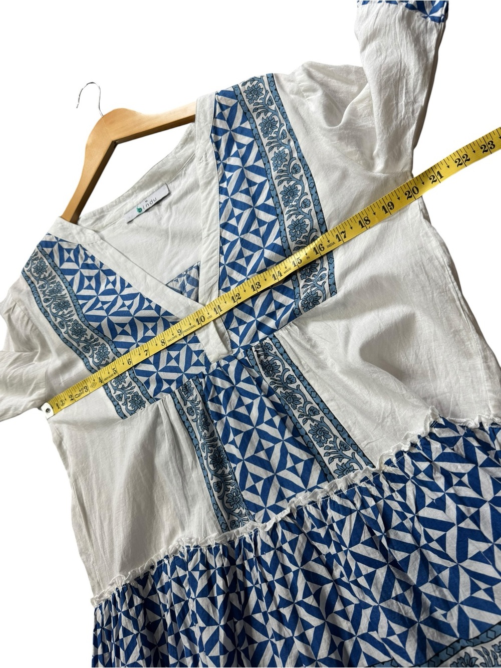 Bindu Salma Cotton Dress size M - Picture 7 of 8